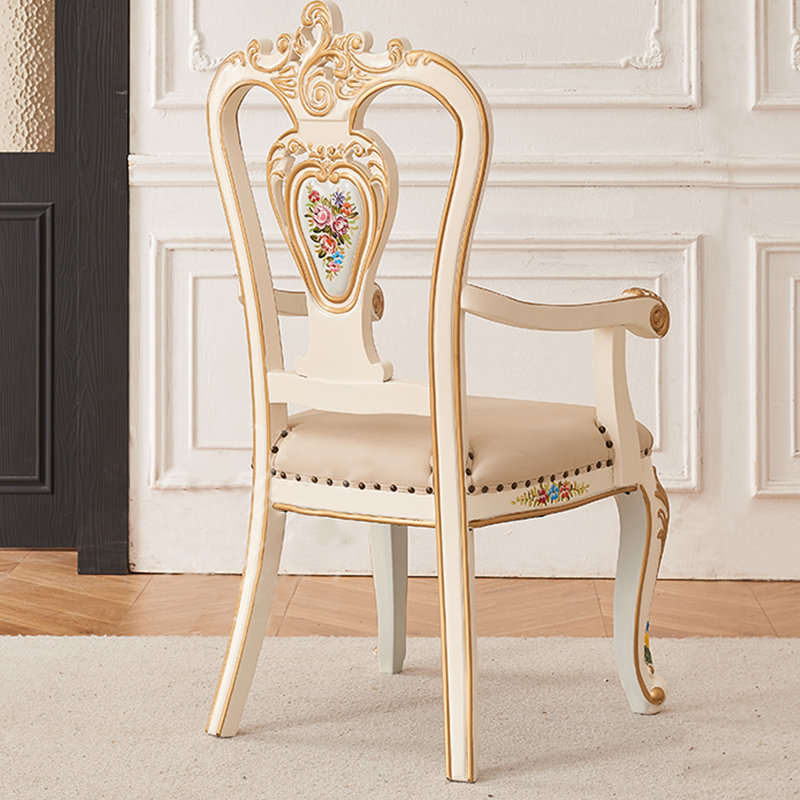 Ensemble de bureau et chaise de style cour française