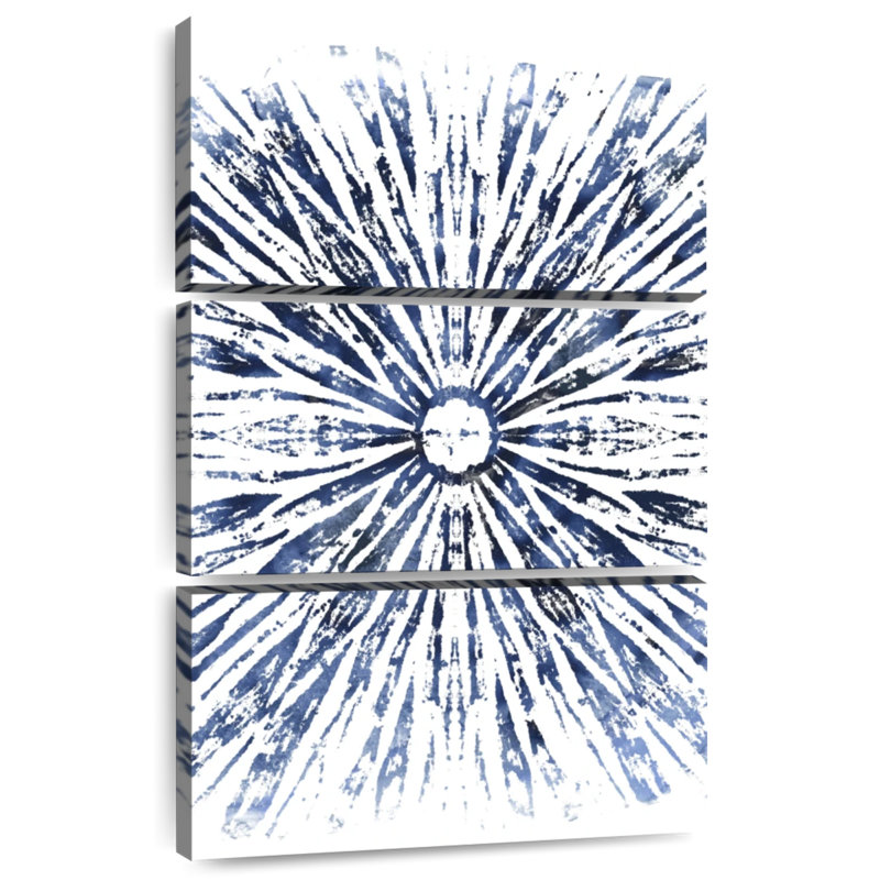 Motif à encre indigo Avery I