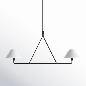 Ackerson 2 - Light Candle Style Linear Chandelier
