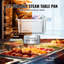 17 Stories 6 Pack Hotel Pans, 1/2 Size Anti-Jam Steam Pan, 6-Inch Deep Table Pan
