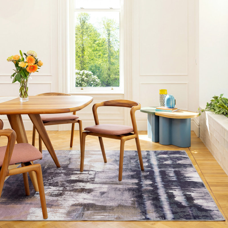Tancy Abstract Cotton Machine Tufted Area Rug, 60cm x 240cm