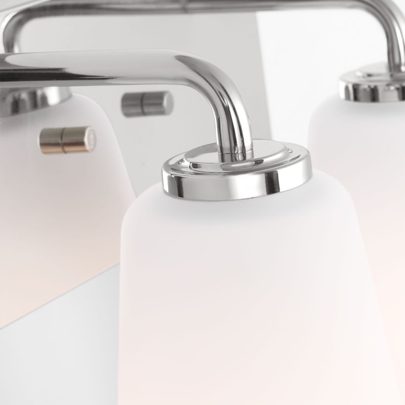 Meuble-lavabo moyen Miles de génération Lighting , Chrome, Blanc