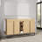 60'' Double Bathroom Vanity Base