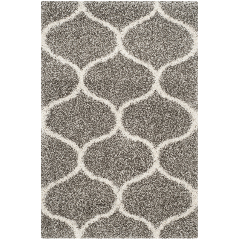 Darrold Shag Performance Geometric Rug, Rectangle 2'3" x 3'9"