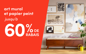 art mural et papier peint en solde