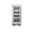 15 Inch Wide 63 Can Capacity Beverage Cooler with Alternating (Blue, White, Amber) LED lighting, Door Alarm, Touch Control Panel and Lockable Left Hinged Door