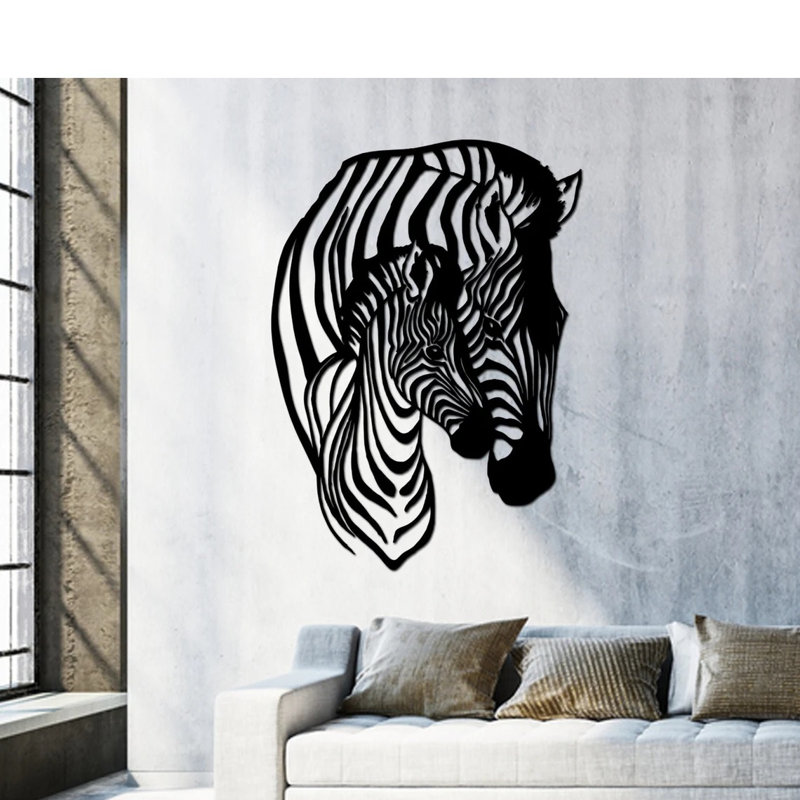 Handmade Boho Animals Wall Decor on Metal