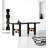 Ancient Chinese Style Black Solid Wood Rectangular Dining Table-111017847