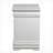 White 2-Drawer Bedroom Nightstand – Classic Louis Phillipe Style