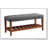 Charla  Fabric & Oak Finish Bench Simple design, comfortable and durable, multi-functional bench-482417713