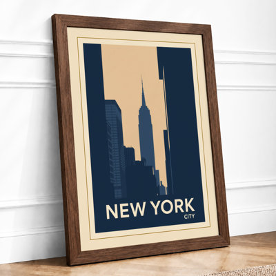 Postcard From New York Vintage - Print