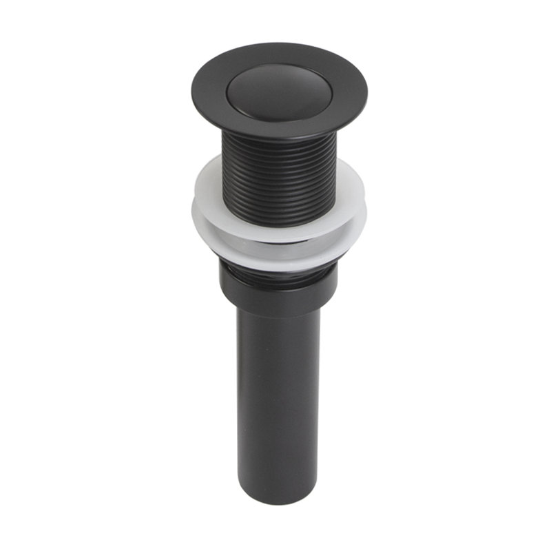 Pop-Up Bathroom Sink Drain, Matte Black