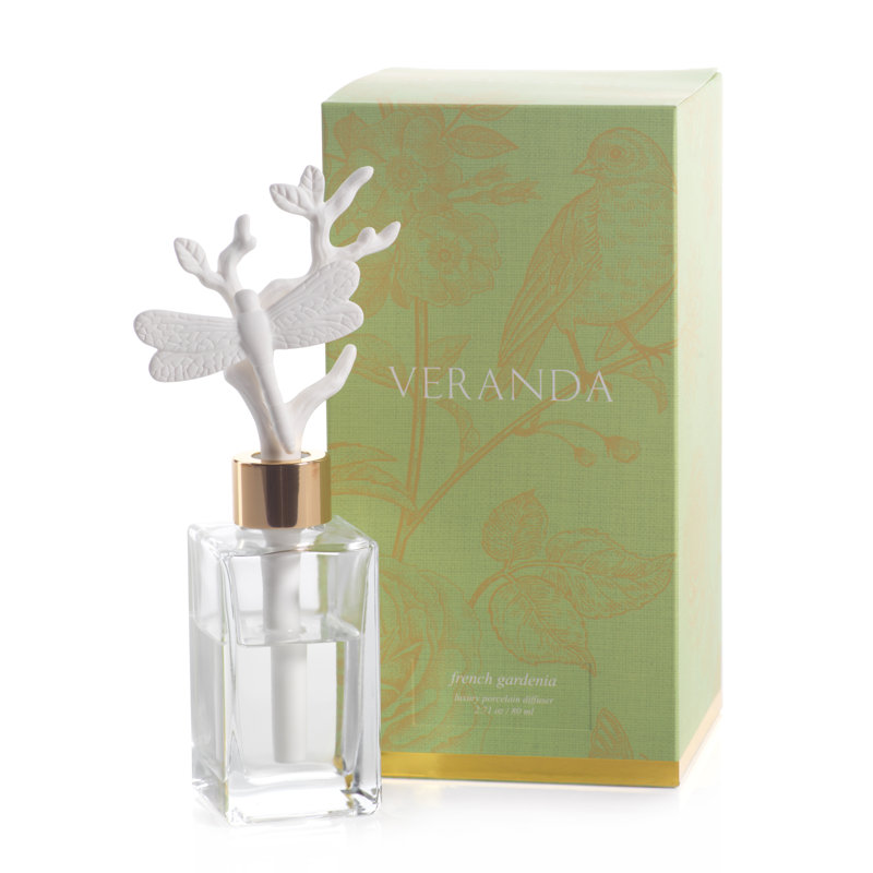 Veranda French Gardenia Porcelain Diffuser