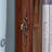 Nut-Brown Solid Wood Corner cabinet