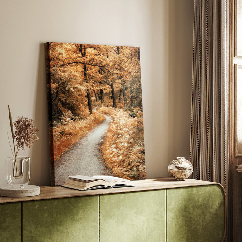Chemin sinueux - Cavas enveloppés de galerie, H 48 po x l 32 po