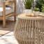 Table d'appoint en bois d'acacia avec base en corde beige-1183748940