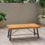 Table basse d'extérieur en bois d'acacia