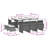  Garden Dining Set Brown, Black, Cream White-1458353014-1458352776