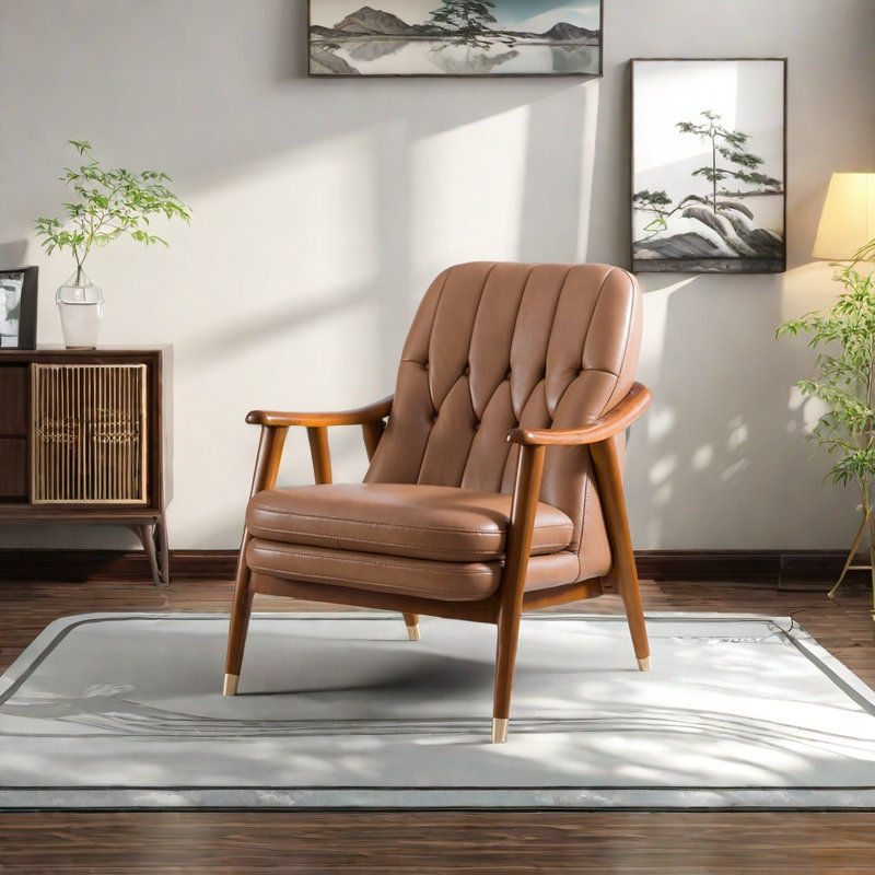 Herr, Yellowish Brown Faux Leather