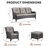Carolina 5 - Person Patio Conversation Set with Cushions-625931190
