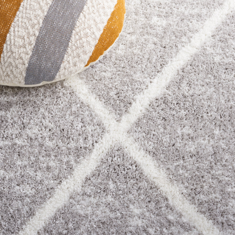 Baiden Shag Performance Geometric Rug, Rectangle 8' x 10'
