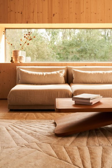 Ori Gold Area Rug, Rectangle 9' x 12'