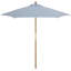Parasol en bois Whisenant de 2,3 m-18210994