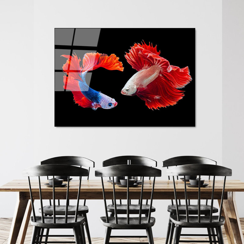 Superbe peinture murale en verre trempé 27,6 po x 39,4 po | 100% verre trempé, épaisseur: 0,16 pouce | Décoration élégante pour le salon ou le bureau, durable et facile à nettoyer, idée de cadeau parfaite