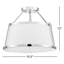 Plafonnier semi-encastré 3 lumières 15,5 po Vonnie-837547115