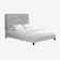Platform Frame Bed with Adjustable Tufted Headboard