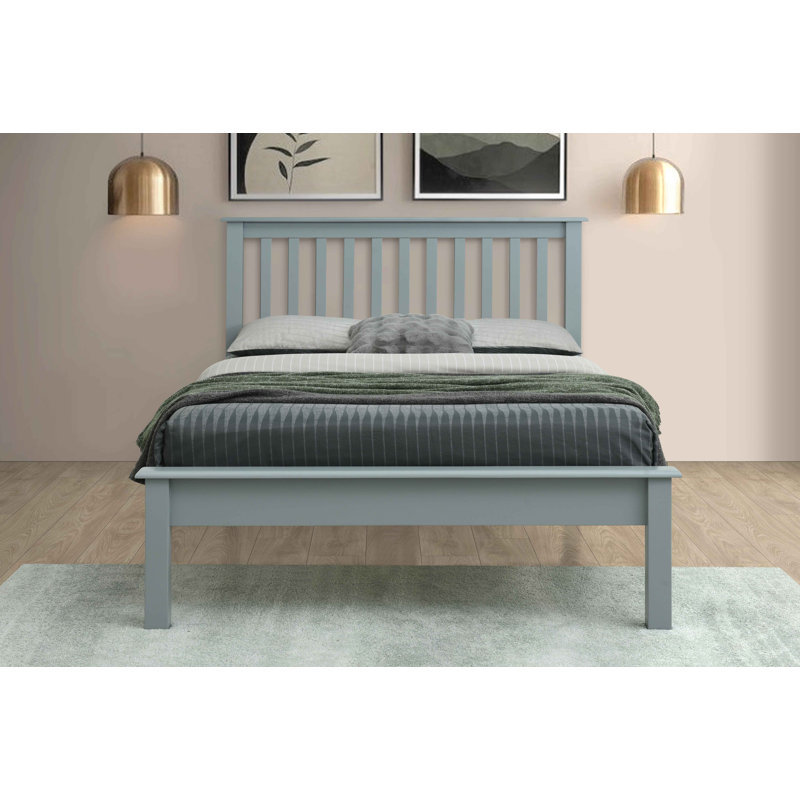 Solid Wood Bed, Double (4'6)