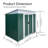 Outdoor Storage Sheds 6Ftx4ft Pent Roof Green-123375583-123375582