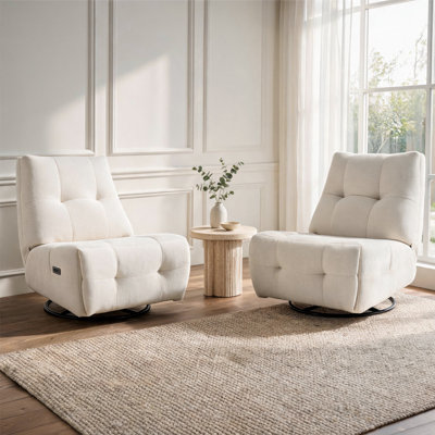 Fauteuil inclinable électrique pivotant l 32,3 po Hovnatan