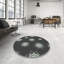 Tapis de zone noire à motifs-451599740