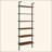6-Shelf Modern Minimalist Open-Back Wall Bookshelf, Ample Storage For Books