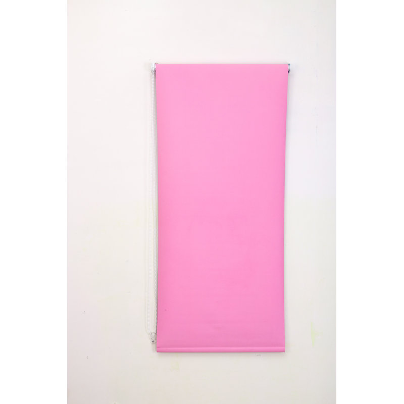 Thermal Blackout Roller Blind - Trimmable Cut to Size - Heavy Duty Metal Tube, Pink, 165 cm L x 60 cm W