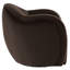 Compose Performance Velvet Swivel Armchair In Chocolate Brown-105239523