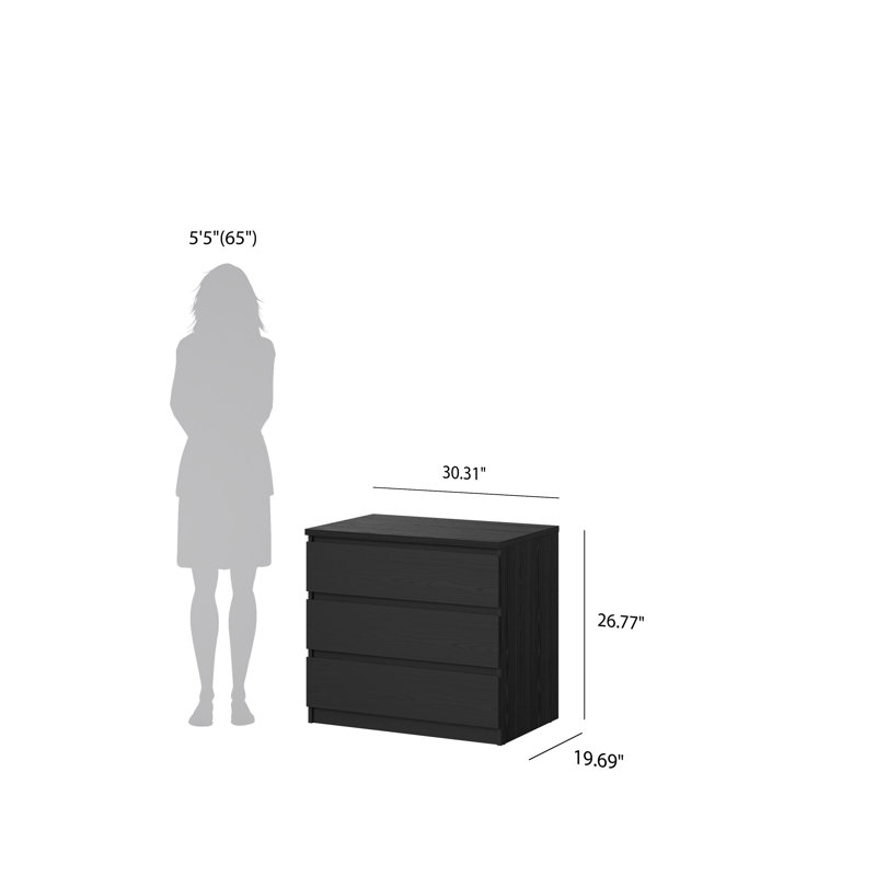 zipcode design jada 3 drawer dresser product info and reviews Zipcode Design Jada 6 Drawer 60.5