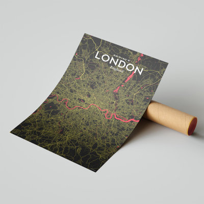 " London United Kingdom City Map "