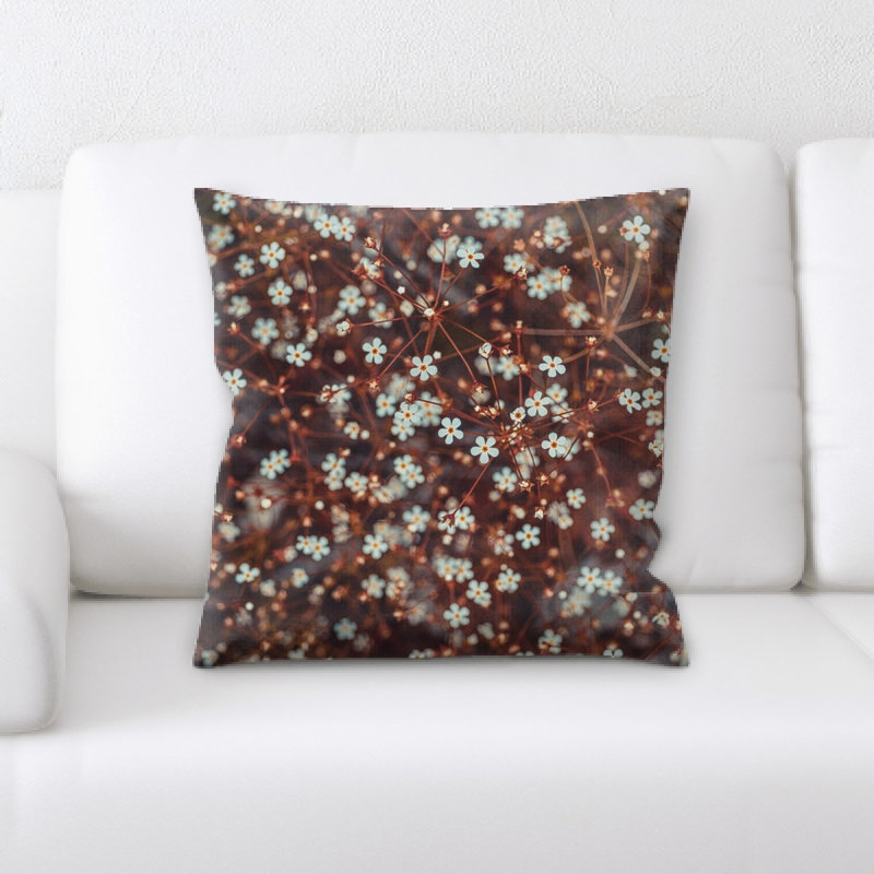 Coussin décoratif fleurs