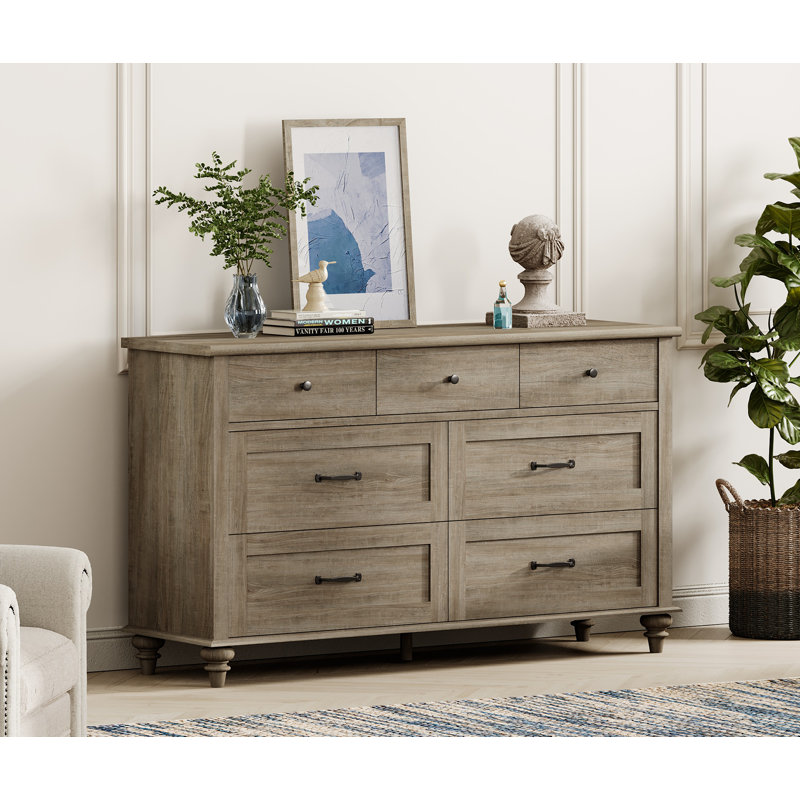 Commode 7 pièces Scarlett, Gris