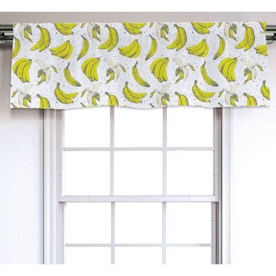 Sateen Ruffled Window Valance