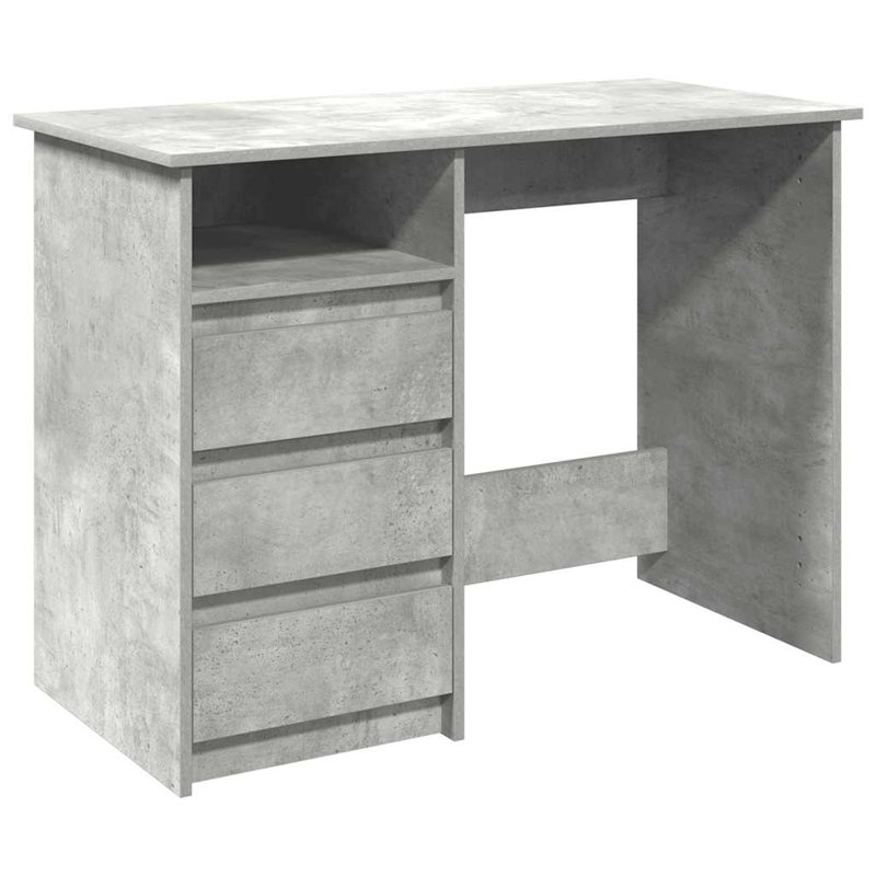 Socher Writing Desk, Concrete Grey