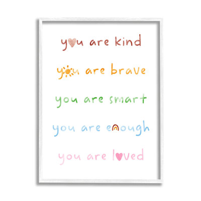 You Are Lived Uplifting List - art textuel sur bois