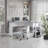 Aureliana L-Shaped Metal Base Writing Desk