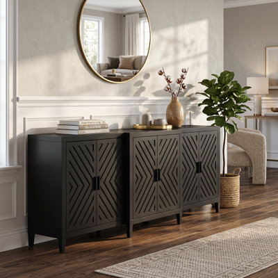 94.5" Wide Accent 6-Door Shoe Cabinet