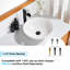 Lavabo vasque en céramique 16 po Modern