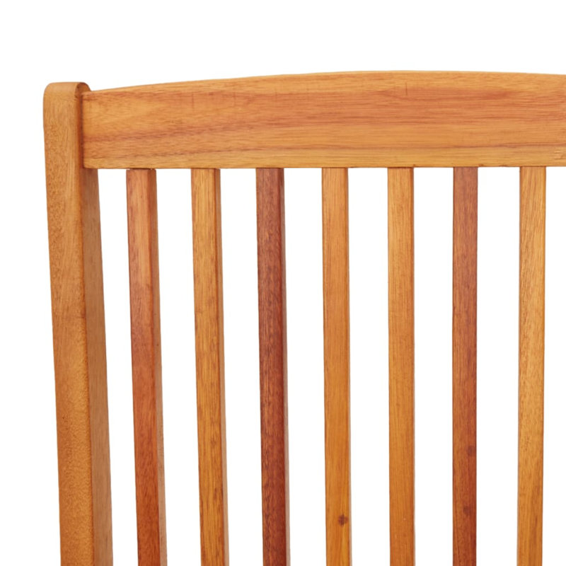 Gemala Folding Garden Chairs 4 pcs Solid Eucalyptus Wood