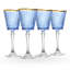 Cristine Gold Rim White Wine Glass, Set Of 4-256096574