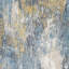 Tapis de couloir moderne bleu et abstrait-414707348